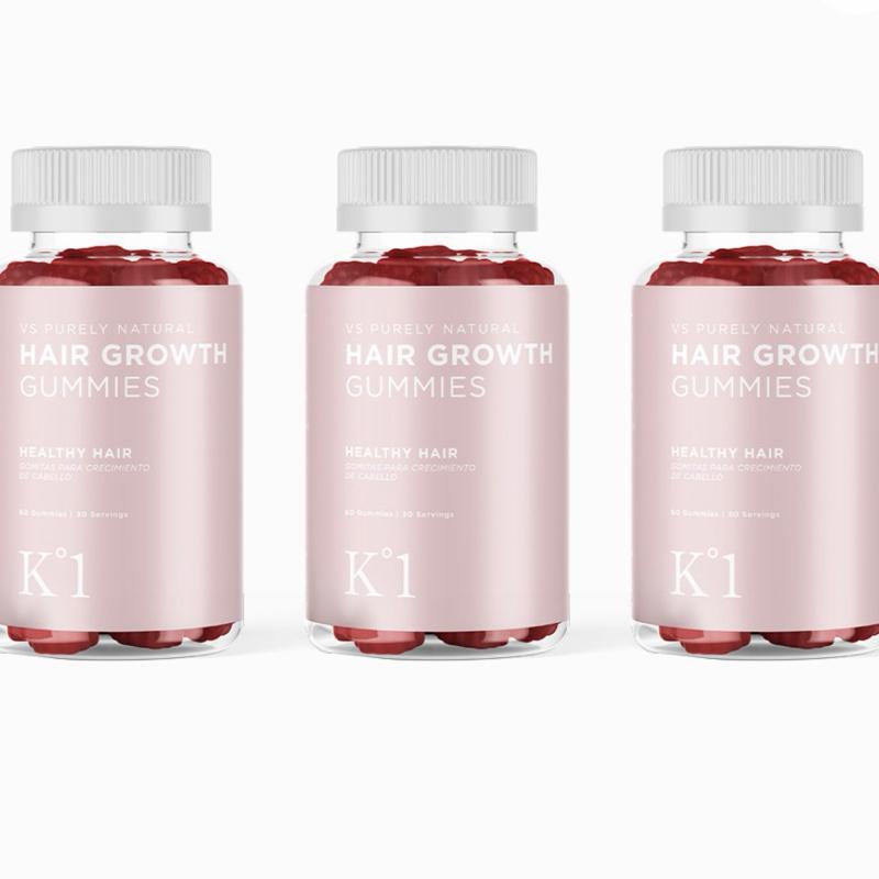 Plantitas K1 Hair Growth Gummies Trio