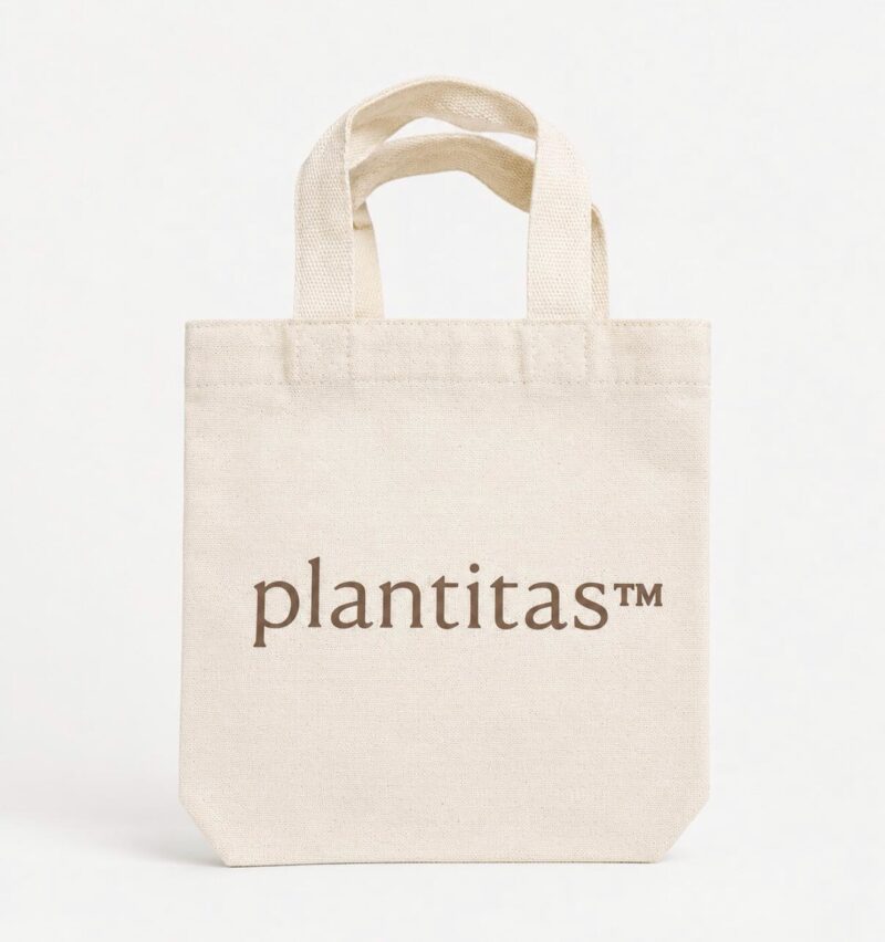 Plantitas Mini Canvas Tote